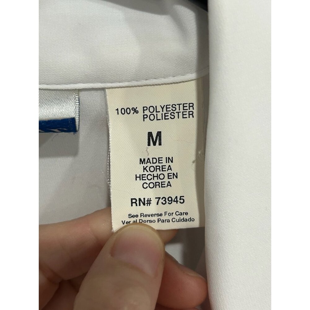 Anna White Ruffle Button-Down Blouse Long Sleeve … - image 6